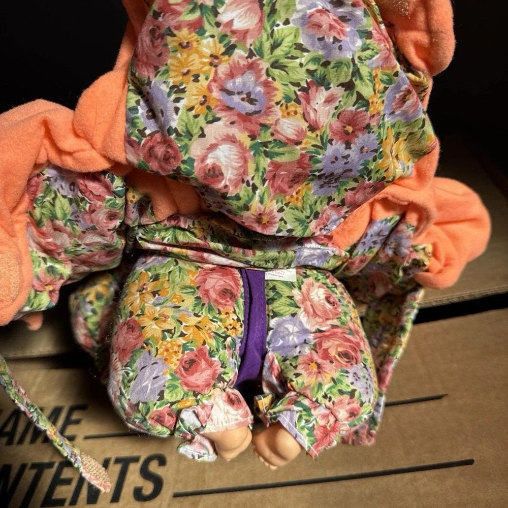 Up Up & Away Kinder-Garden Baby Doll Bottle 1999 Vintage Green Eyes Orange hair